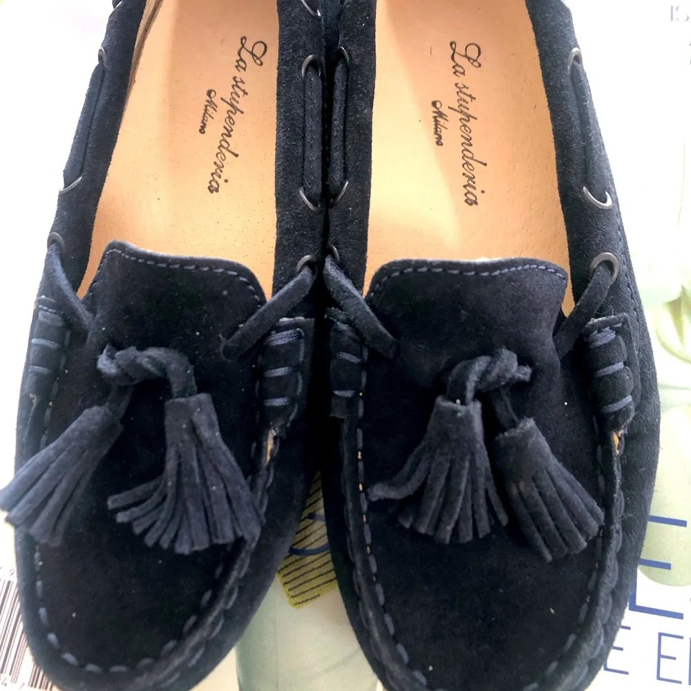 La stupenderia Milano boy’s moccasin size 27